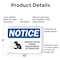 Signmission Chemical Splash Hazard Wear OSHA Notice Sign, Plastic, 10in W x 7in L, 2PK OS-2PACK-NS-P-710-L-10566 - alternate 5